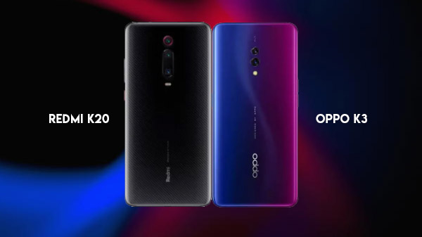 Xiaomi Redmi K20 Vs Oppo K3: Design