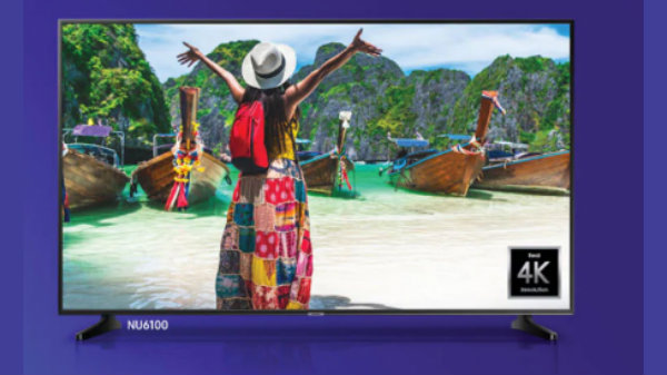 Samsung 138cm (55 inch) NU6100 UHD TV (MRP: Rs 1,04,900, After Discounts Rs 59,990) 
