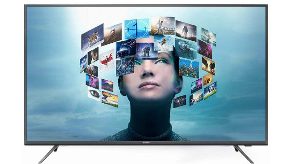 Sanyo 123 cm (49 Inches) 4K UHD Smart Certified Android IPS LED TV XT-49A081U (Dark Grey)