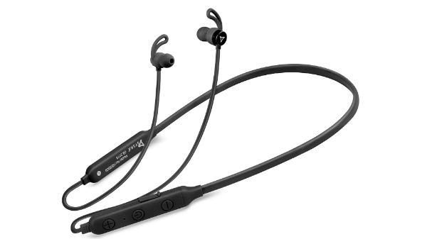 Syska HE5000 Pro Active Bluetooth Wireless Headset (Black) (8 hours Battery)