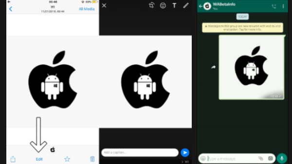 WhatsApp Working On New Feature Quick Edit Media Shortcut: Reports 