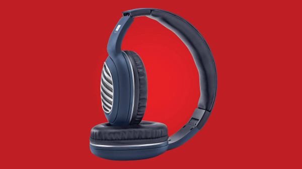 iBall Decibel BT01 Smart Headphone with Alexa Enabled – Blue, White and Silver