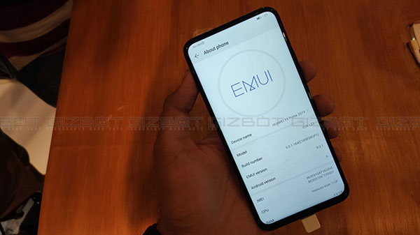 Kirin 710 CPU, 4GB RAM + 128GB ROM, Android Pie