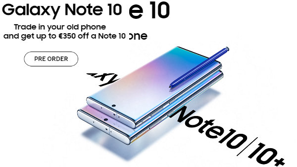 Samsung Galaxy Note 10 And Galaxy Note 10 Plus Pre-Order started On Shop.Samsung.Com