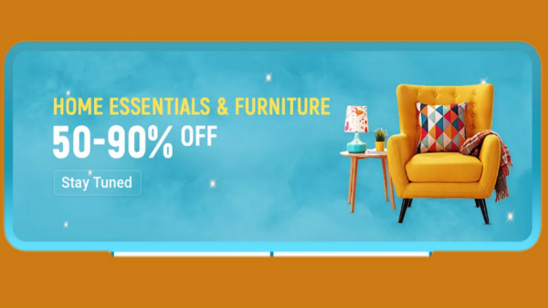 50% To 90% Off On Home Essentials And Furniture