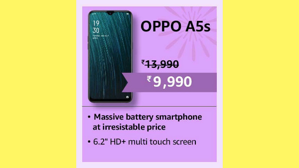 Oppo A5s At Rs. 9,990