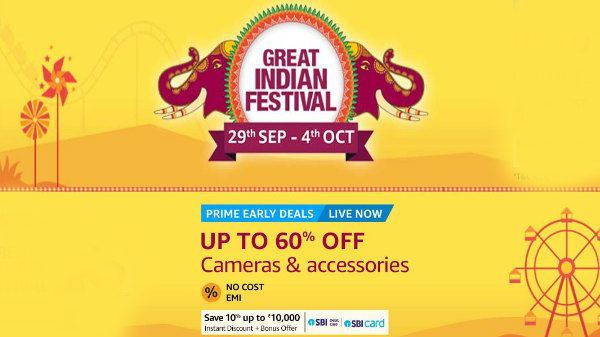 Amazon Great Indian Festival Sale Offers on Camera