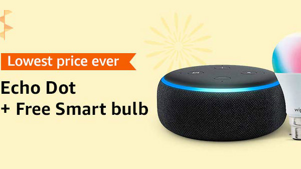 Echo Dot + Smart Bulb