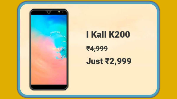 I Kall K200 At Rs. 2,999
