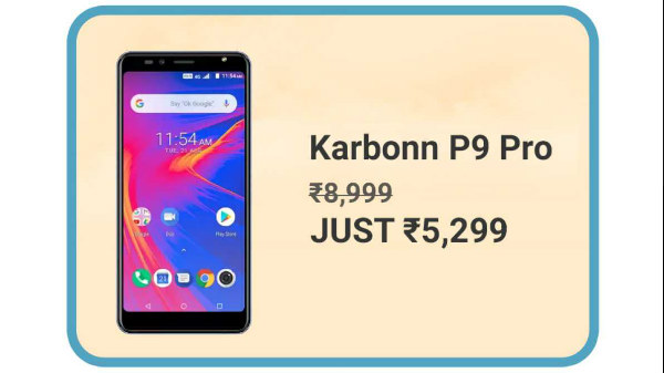 Karbonn P9 Pro At Rs. 5,299