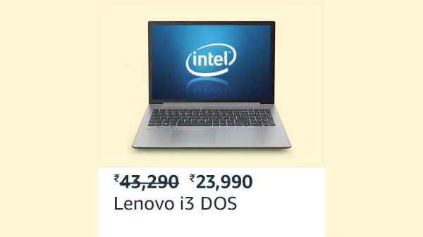Lenovo i3 DOS At Rs. 23,990