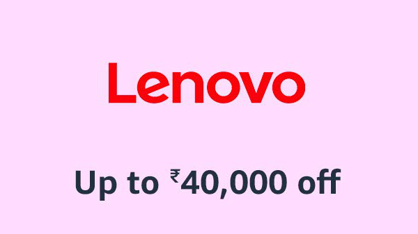 Up To Rs 40,000 Off On Lenovo Laptops 