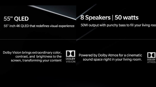 OnePlus TV To Support Dolby Vision And Dolby Atmos