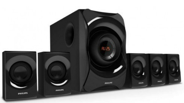 Philips SPA8000B/94 5.1 Channel Multimedia Speakers System (Black)