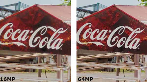 64MP Shots Vs Standard Camera Shots