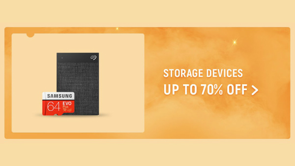 Storage Devices Up To 70% Off