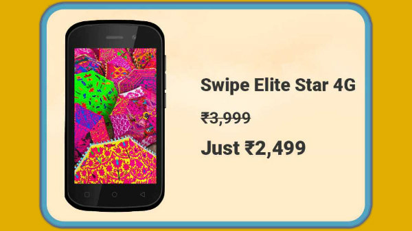 Swipe Elite Star 4G At Rs. 2,499