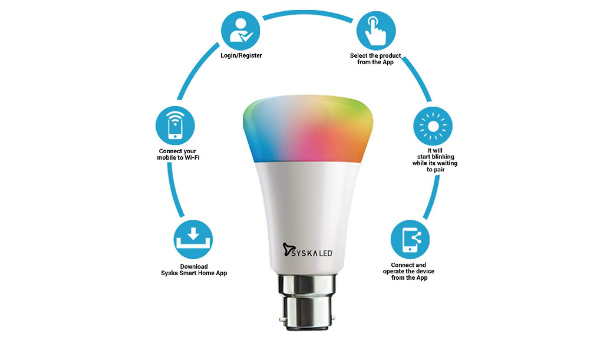 Syska 9-Watt Smart LED Bulb