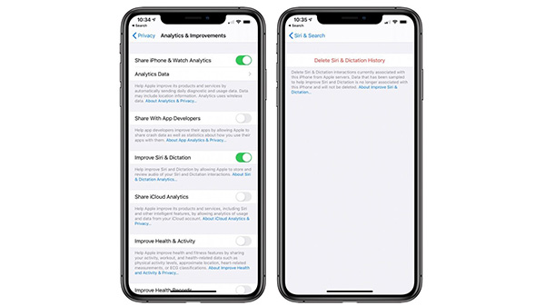 Apple’s iOS 13.2 Beta Can Delete Siri Interactions
