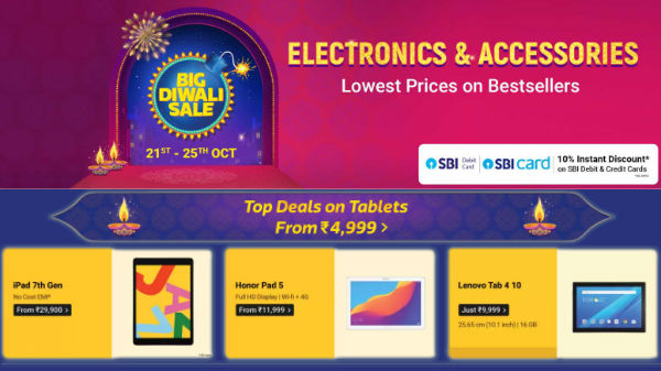 Flipkart Diwali Offers On Tablets