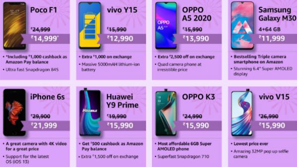 Last Day Amazon Great Indian Festival Sales
