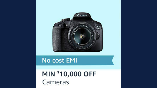 No Cost EMI And Minimum Rs 10,000 Off On Cameras