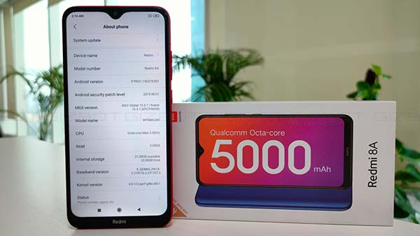 Hardware And Software: Qualcomm Snapdragon 439 CPU + 2/3GB RAM, MIUI 10 
