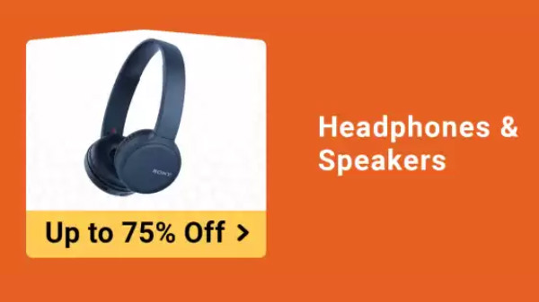 Up To 75% Off On Headphones And Speakers