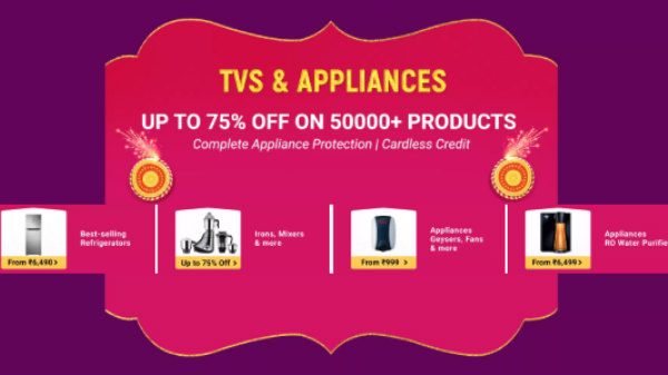 Up To 75% Off On TV Appliances