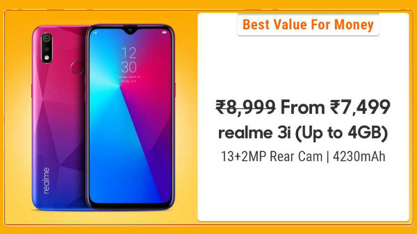 16% Off On Realme 3i