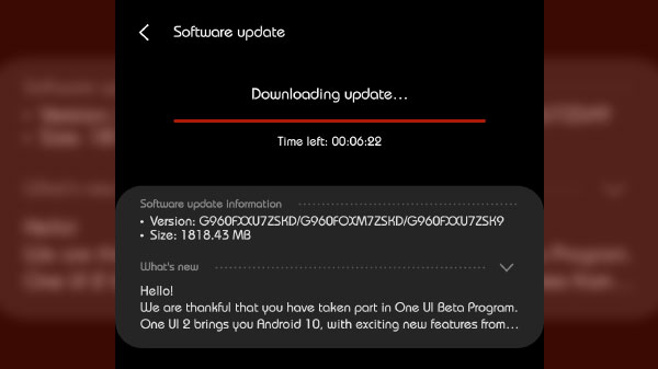Samsung Galaxy Note 9 And S9 Series Receives One UI 2.0 Beta Version