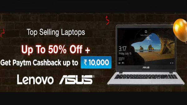 Up To 50% Off On Laptops