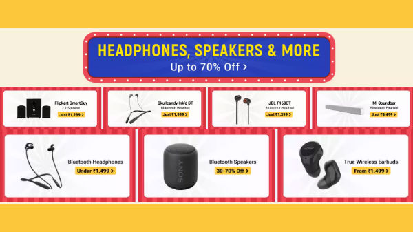 Up To 70% Off On Headphones, Speakers And More
