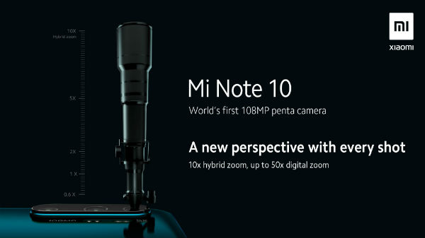 Xiaomi Mi Note 10 Set For November 6 Launch