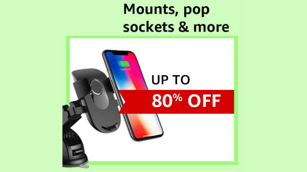 Up To 80% Off On Mounts, Pop Sockets And More
