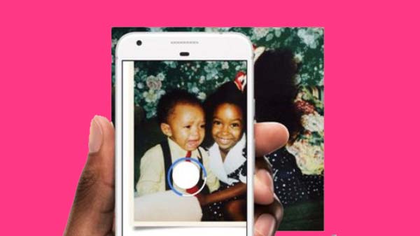 2) Use the app for digitizing the photos