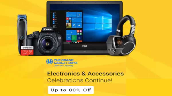 Flipkart The Grand Gadget Days: Up To 80% Off On Electronics And Accessories