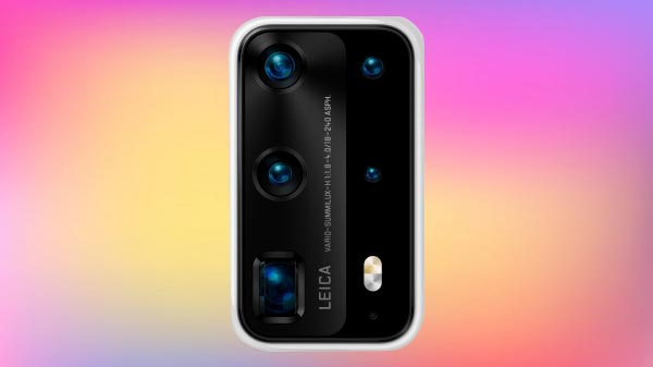 Huawei P40 Pro Leaked Render Shows Penta Camera Setup With 10X Zoom