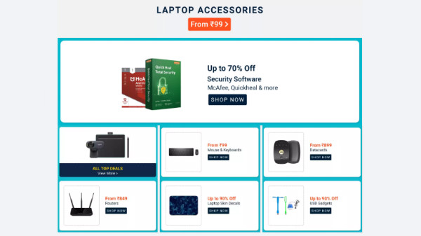 Laptop Accessories Starts From Rs. 99 