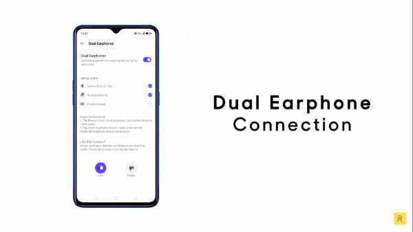 Dual Earphone Connection Dual Earphone Connection