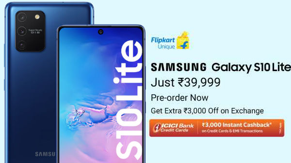 Samsung Galaxy S10 Lite Goes On Pre-Order In India: Competition, Specs And More