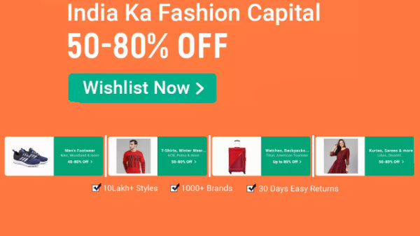 Up to 50% - 80% Off On Indian Fashion Capitals
