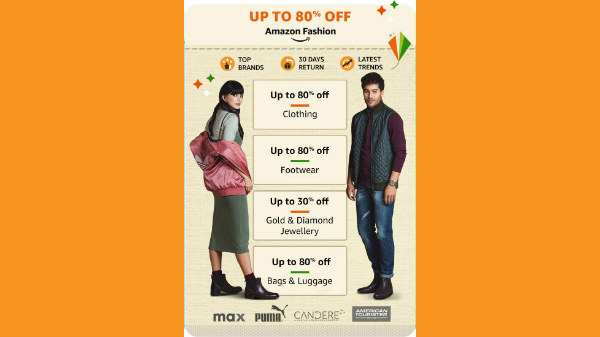 Up to 60% Off On Amazon Fashion
