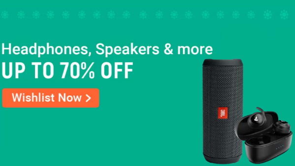 Up To 70% Off On Headphones, Speakers And More