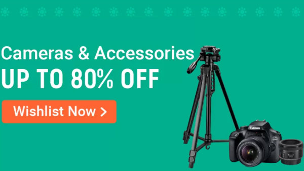 Up To 80% Off On Cameras And Accessories