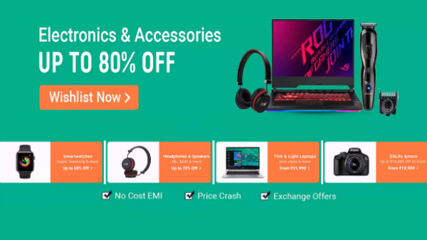 Up to 80% Off On Electronics And Accessories