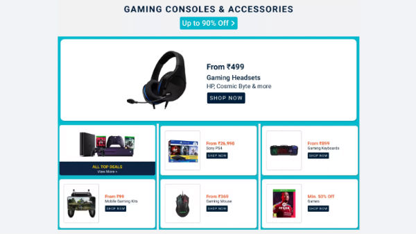 Up To 90% Off On Gaming Consoles And Accessories