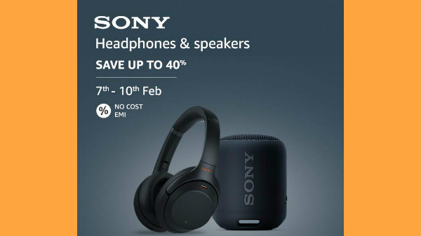 Amazon Valentines Day Sale: Up To 40% Offers On Sony Headphones And Speakers