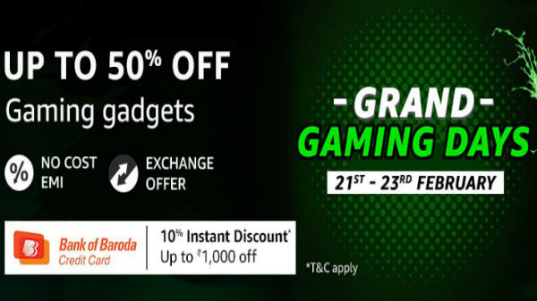 Up To 50% Off Off On Gaming Gadgets