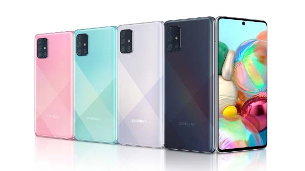 Samsung Launches Galaxy A71 With Quad Cameras, 8GB RAM In India Samsung Launches Galaxy A71 With Quad Cameras, 8GB RAM In India